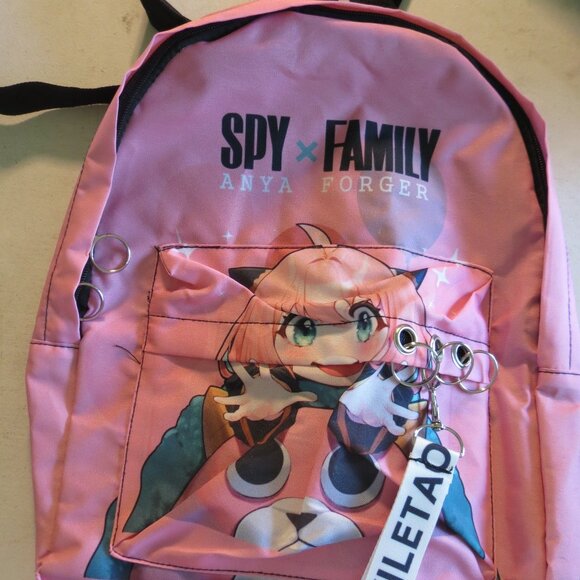 New without Tags Spy x Family Pink Anya Forger Backpack - Picture 1 of 3